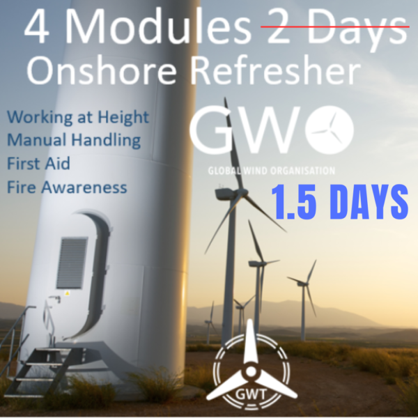 GWO Onshore 4 Modules Refresher Blended Learning